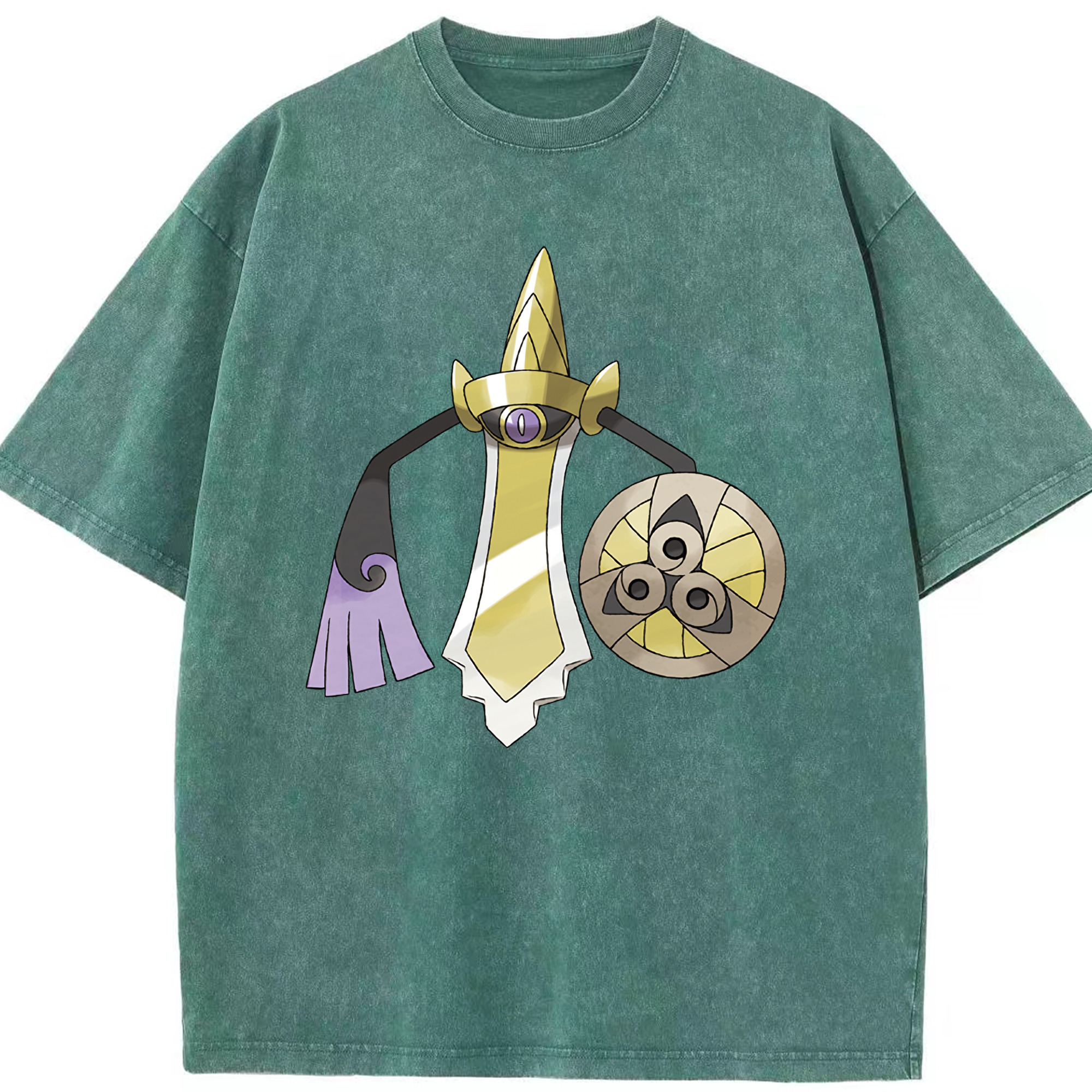 （画像用） ポケットモンスター Pokémon 綿100% ヴィンテージ風 半袖Tシャツ（フロントプリント）